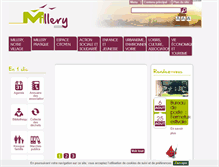 Tablet Screenshot of mairie-millery.fr